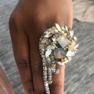 Authentic Erickson Beamon Cocktail Ring- Swarovski